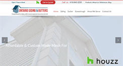 Desktop Screenshot of eavesandsiding.com